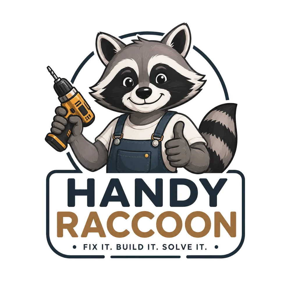 Handy Raccoon — Fix it. Build it. Solve it.